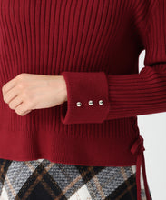 画像をギャラリービューアに読み込む, サイドレースアップミドルリブニット/MM548320 4
