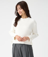 画像をギャラリービューアに読み込む, サイドレースアップミドルリブニット/MM548320 12
