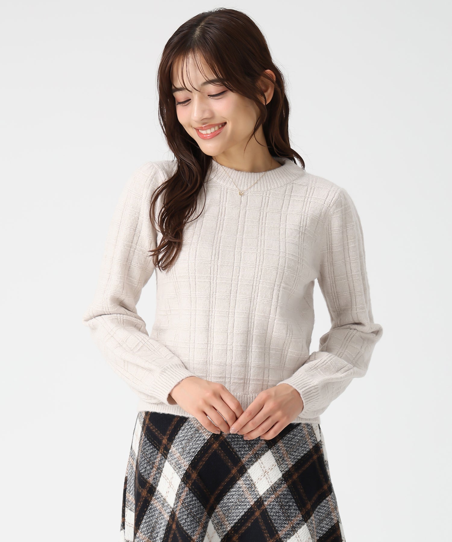 フラッフィーチェック柄ニット/MM548321 – MISCH MASCH|31 Sons de mode