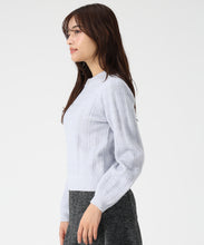 画像をギャラリービューアに読み込む, フラッフィーチェック柄ニット/MM548321 1
