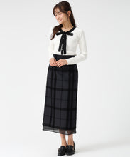 画像をギャラリービューアに読み込む, ラメ配色ボウタイニット/MM548322 8
