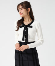 画像をギャラリービューアに読み込む, ラメ配色ボウタイニット/MM548322 10
