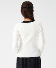 画像をギャラリービューアに読み込む, ラメ配色ボウタイニット/MM548322 2
