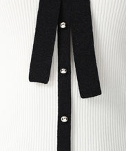 画像をギャラリービューアに読み込む, ラメ配色ボウタイニット/MM548322 4
