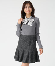 画像をギャラリービューアに読み込む, スカーフ付きリブニット/MM548324 10
