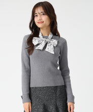 画像をギャラリービューアに読み込む, スカーフ付きリブニット/MM548324 14
