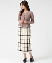 画像をギャラリービューアに読み込む, ぽこぽこVネックペプラムラメカーディガン/MM548409 7
