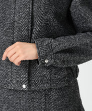 画像をギャラリービューアに読み込む, ヘリンボーン柄ステンカラージャケット/MM548609 4
