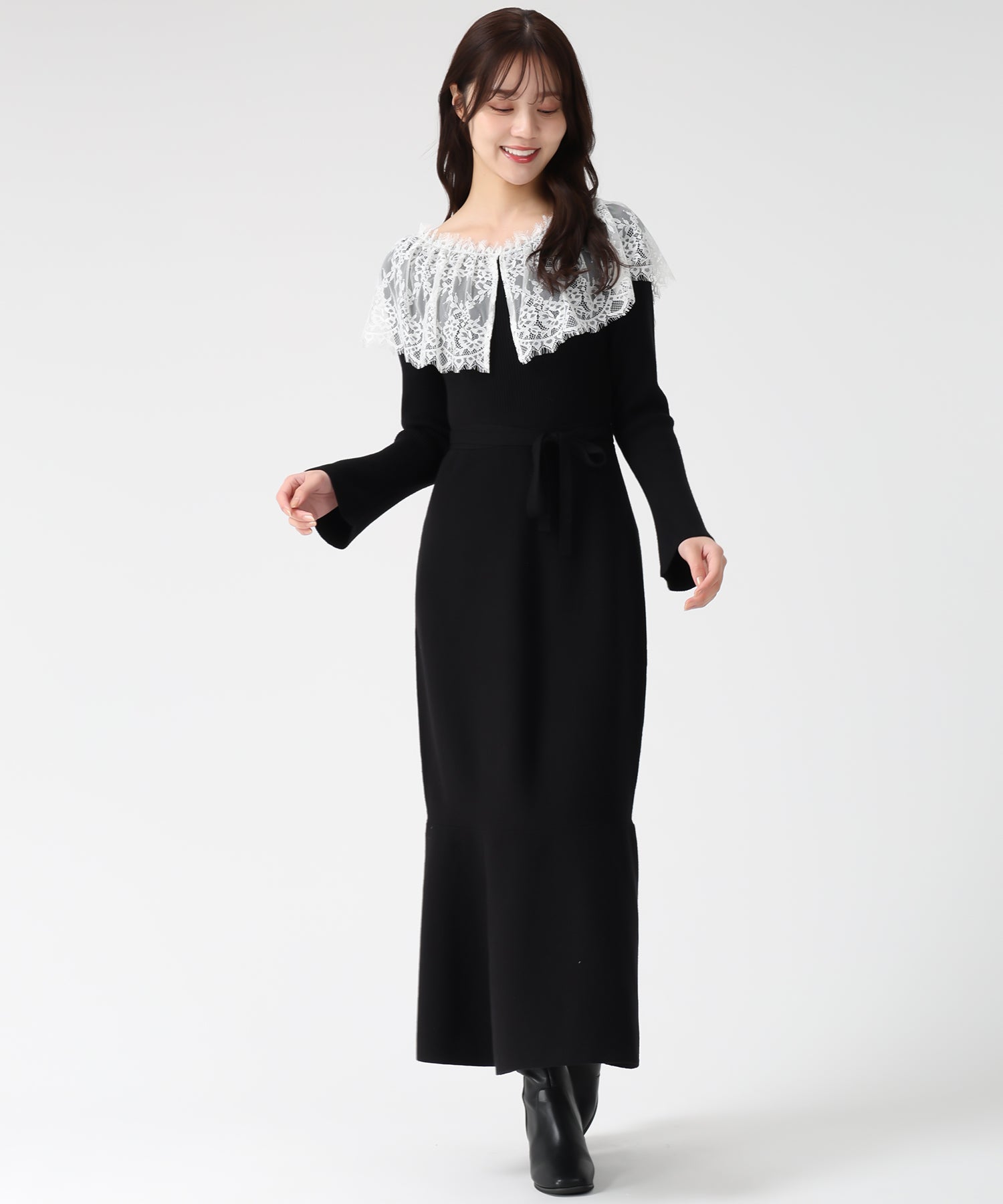 ビックレース衿マーメイドワンピース/TT547410 – MISCH MASCH|31 Sons