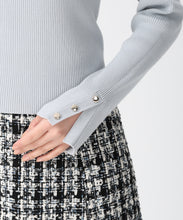 画像をギャラリービューアに読み込む, 袖スリットボタンリブニット/TT548311 4
