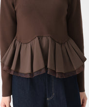 画像をギャラリービューアに読み込む, 異素材切替ペプラムニット/TT548309 6
