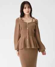 画像をギャラリービューアに読み込む, ペプラムニットスカートセット/TT547407 14
