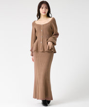 画像をギャラリービューアに読み込む, ペプラムニットスカートセット/TT547407 9
