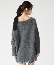 画像をギャラリービューアに読み込む, 肩リボンふわもこニット/TT558302 2
