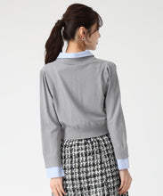画像をギャラリービューアに読み込む, 【一部店舗限定アイテム】レイヤード衿付きニット/TT558301 2
