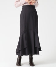 画像をギャラリービューアに読み込む, サイド切替マーメイドスカート/TT547213 (チャコールグレー)

