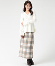 画像をギャラリービューアに読み込む, 【予約販売/11月中旬発売予定】袖リボンベロアペプラムニット/TT548316 9
