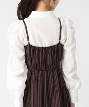 画像をギャラリービューアに読み込む, ストライプリボンキャミワンピース/TT557402 3
