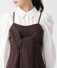 画像をギャラリービューアに読み込む, ストライプリボンキャミワンピース/TT557402 4
