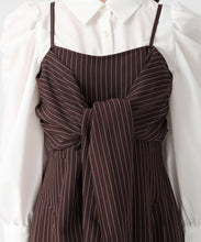画像をギャラリービューアに読み込む, ストライプリボンキャミワンピース/TT557402 5
