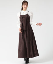 画像をギャラリービューアに読み込む, ストライプリボンキャミワンピース/TT557402 (ブラウン)
