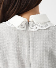 画像をギャラリービューアに読み込む, レース襟付きツイードミニワンピース/MM547420 5
