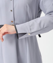 画像をギャラリービューアに読み込む, ベルト配色Aラインワンピース/MM547422 7
