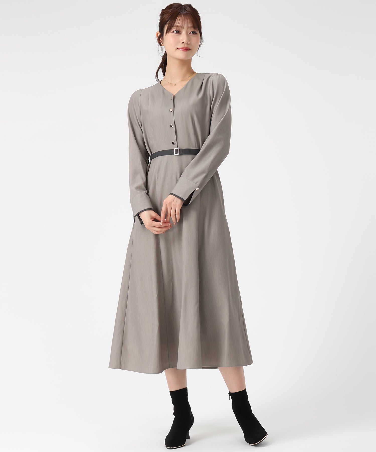 ベルト配色Aラインワンピース/MM547422 – MISCH MASCH|31 Sons de mode