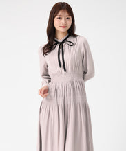 画像をギャラリービューアに読み込む, 配色リボンプリーツシフォンワンピース/MM547423 31
