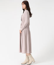 画像をギャラリービューアに読み込む, 配色リボンプリーツシフォンワンピース/MM547423 1
