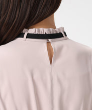 画像をギャラリービューアに読み込む, 配色リボンプリーツシフォンワンピース/MM547423 3
