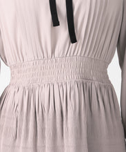 画像をギャラリービューアに読み込む, 配色リボンプリーツシフォンワンピース/MM547423 7
