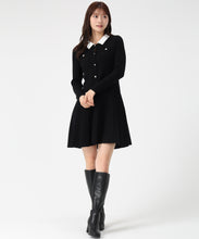 画像をギャラリービューアに読み込む, 襟付きケーブルミニニットワンピース/MM547424 21
