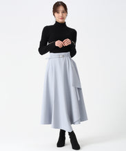 画像をギャラリービューアに読み込む, ベルト付きアシメフレアスカート/TT547216 10
