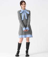 画像をギャラリービューアに読み込む, シャツレイヤードケーブルワンピース/TT547415 22
