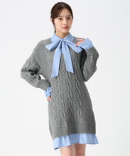 画像をギャラリービューアに読み込む, シャツレイヤードケーブルワンピース/TT547415 31
