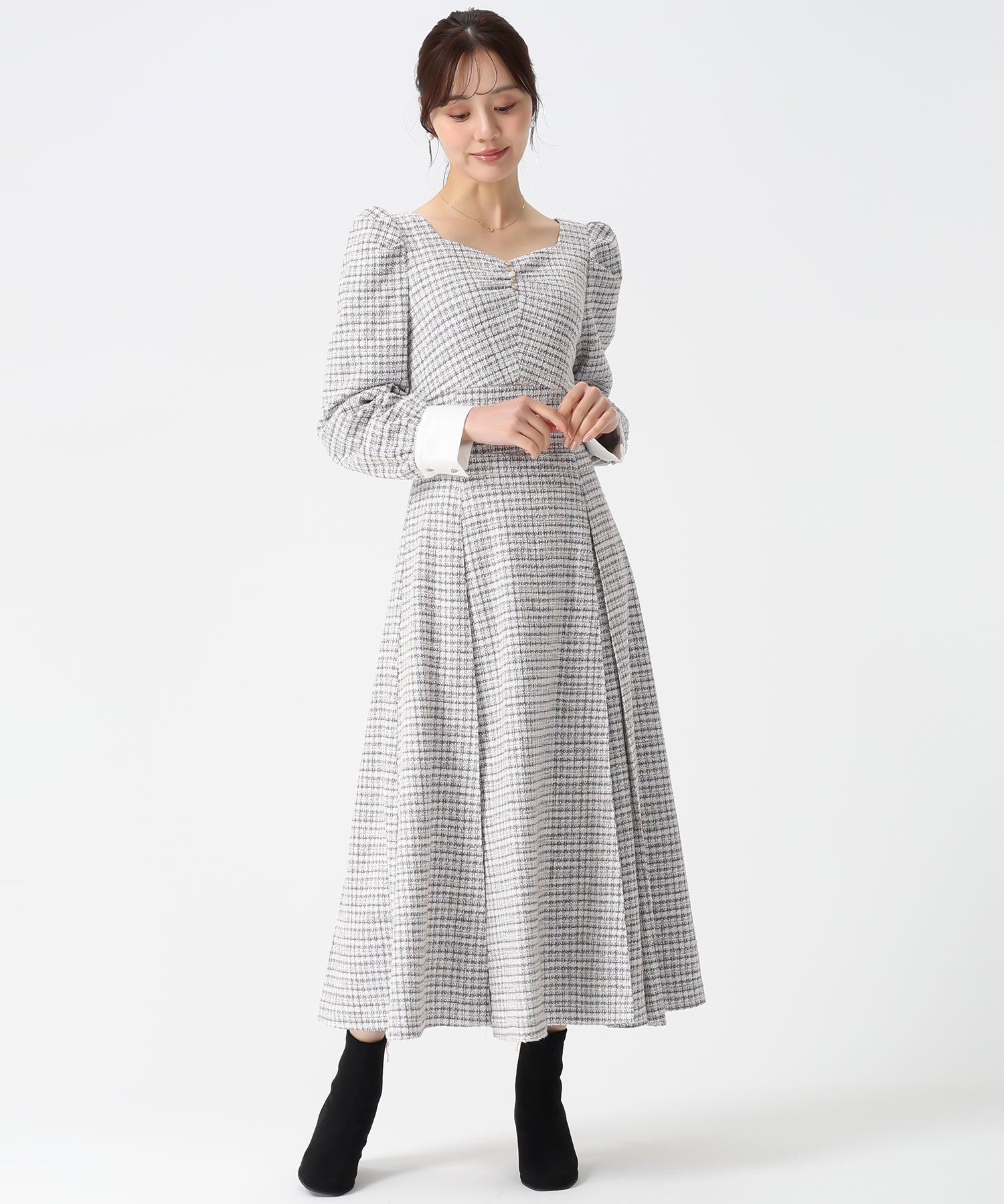 カットツイードフレアワンピース/TT547416 – MISCH MASCH|31 Sons de mode