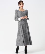 画像をギャラリービューアに読み込む, カットツイードフレアワンピース/TT547416 22
