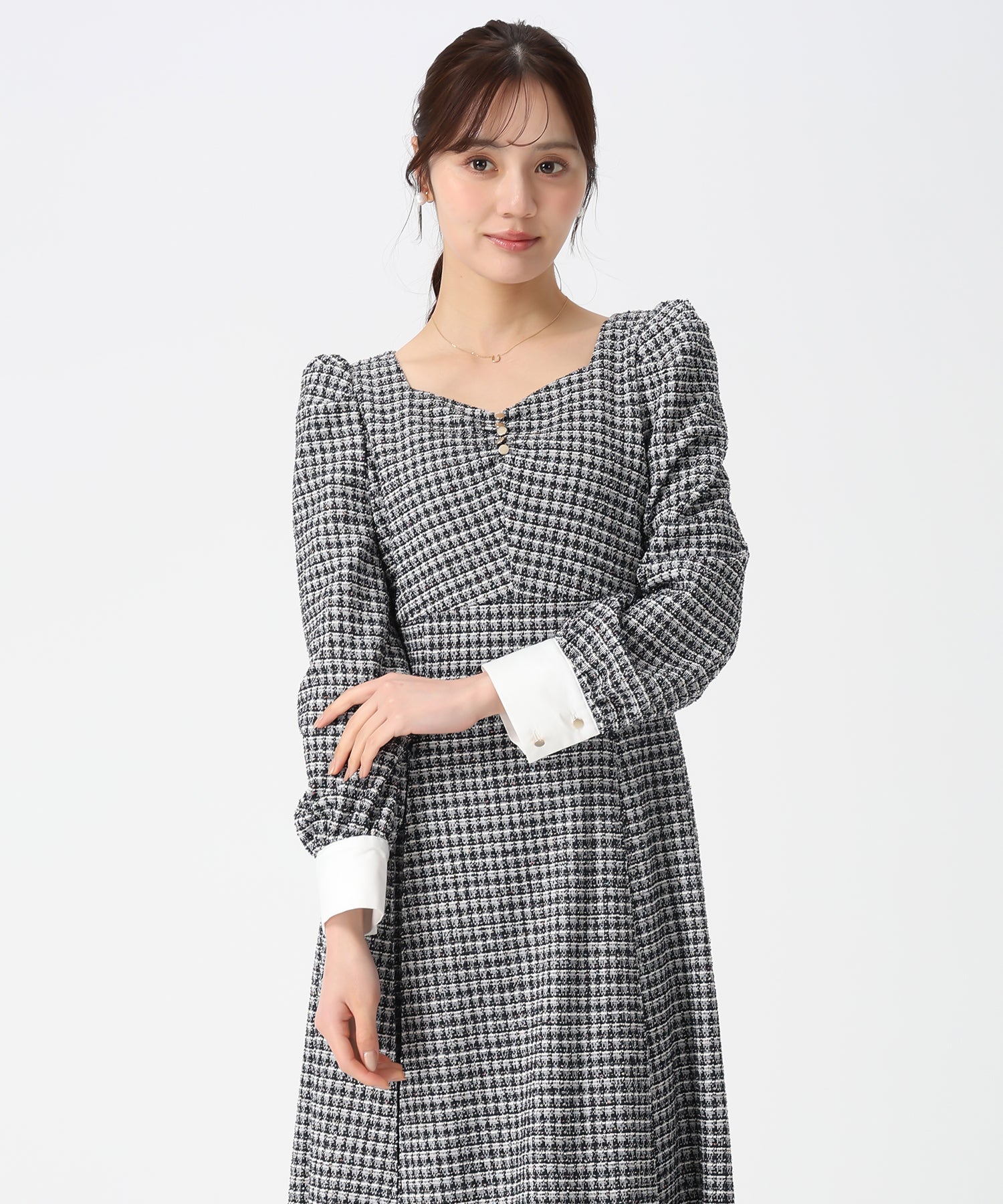 カットツイードフレアワンピース/TT547416 – MISCH MASCH|31 Sons de mode