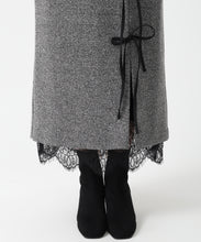 画像をギャラリービューアに読み込む, ネップツイードレーストリムスカート/TT547212 8
