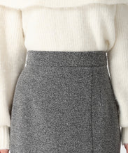 画像をギャラリービューアに読み込む, ネップツイードレーストリムスカート/TT547212 4
