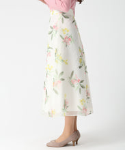 画像をギャラリービューアに読み込む, ボタニカルオーガンジーフラワースカート/MM617203 1
