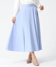 画像をギャラリービューアに読み込む, ストライプフレアスカート/MM617204 (ブルー)
