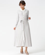 画像をギャラリービューアに読み込む, 襟付きバイカラーニットワンピース/MM617404 10
