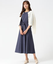 画像をギャラリービューアに読み込む, ポリデニム配色ステッチワンピース/MM617405 10
