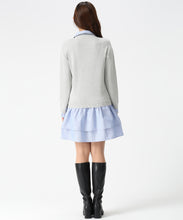 画像をギャラリービューアに読み込む, シャツレイヤード風ドッキングミニワンピース/MM617406 2
