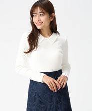 画像をギャラリービューアに読み込む, 4wayポロ衿リブニット/MM618301 (ホワイト)

