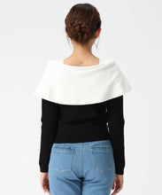 画像をギャラリービューアに読み込む, 配色ラメケープニット /MM618302 2
