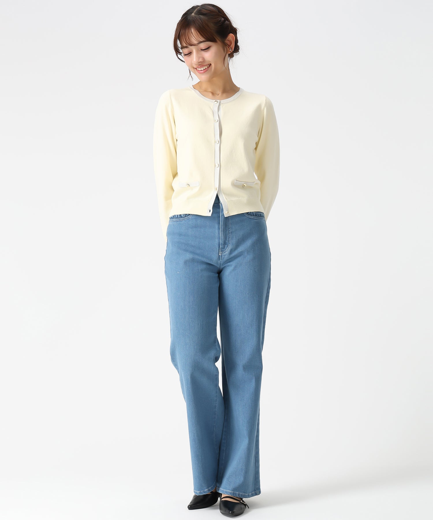 配色トリミングベーシック金釦カーディガン/MM618406 – MISCH MASCH|31