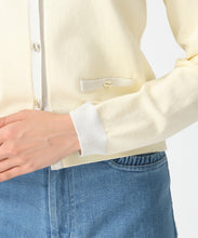 画像をギャラリービューアに読み込む, 配色トリミングベーシック金釦カーディガン/MM618406 4
